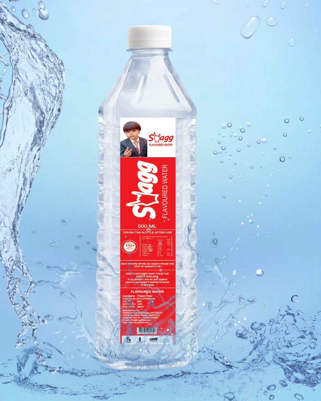 Swagg Water With Added Minerals Falvour, 500 ml (Pack of 50) - Image 2