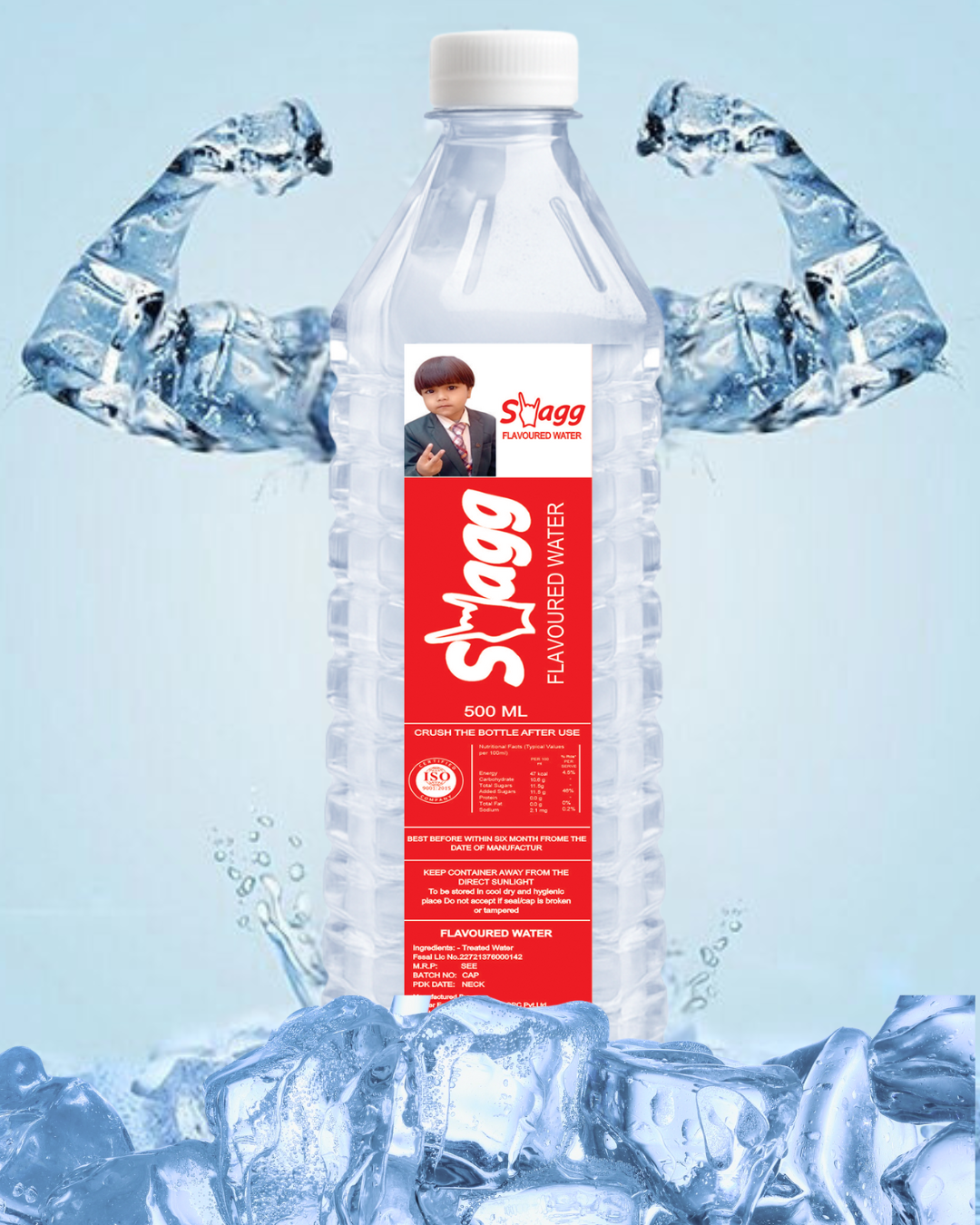 Swagg Water With Added Minerals Falvour, 500 ml (Pack of 50) - Image 3